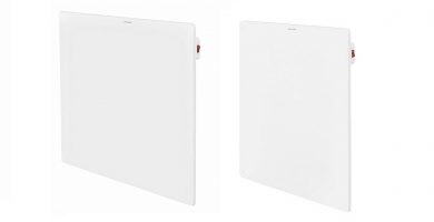 [in.tec] Panel de calefaccion por infrarrojos radiador de pared de ceramica blanco